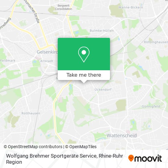 Wolfgang Brehmer Sportgeräte Service map