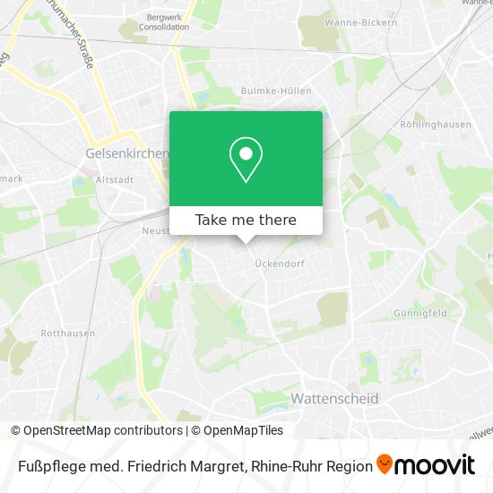 Fußpflege med. Friedrich Margret map