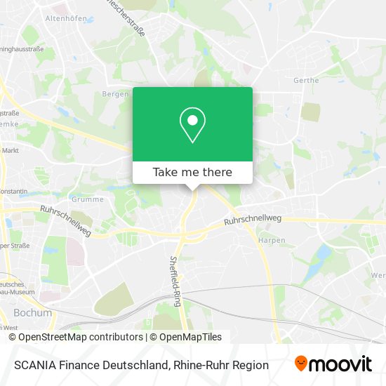 SCANIA Finance Deutschland map