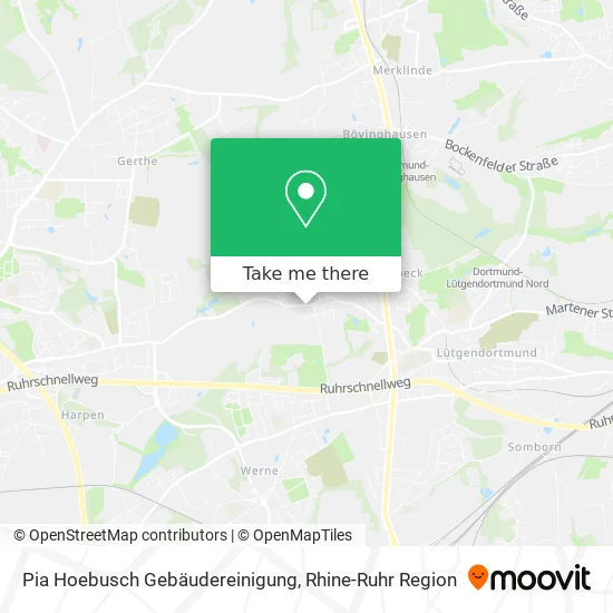 Карта Pia Hoebusch Gebäudereinigung