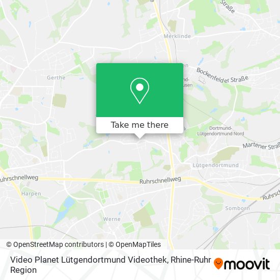 Video Planet Lütgendortmund Videothek map