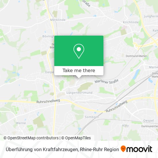 Überführung von Kraftfahrzeugen map