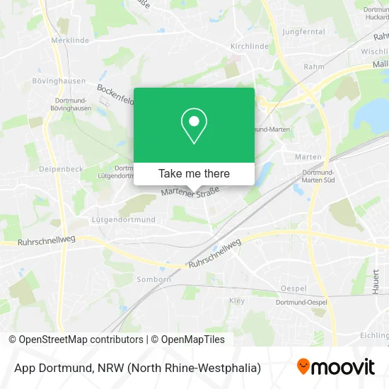 Карта App Dortmund