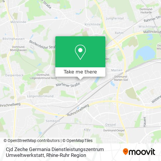 Cjd Zeche Germania Dienstleistungszentrum Umweltwerkstatt map