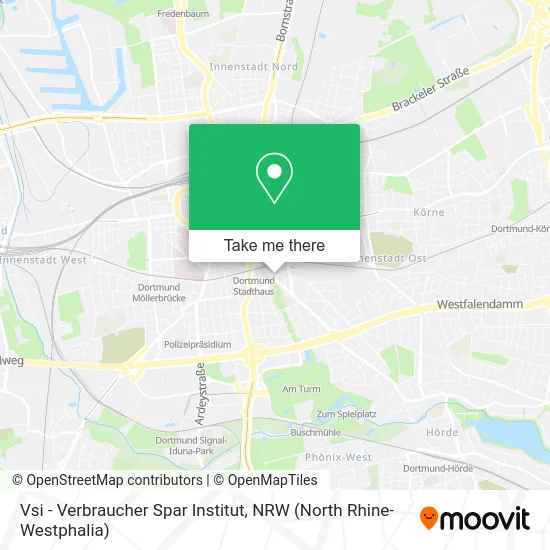 Карта Vsi - Verbraucher Spar Institut