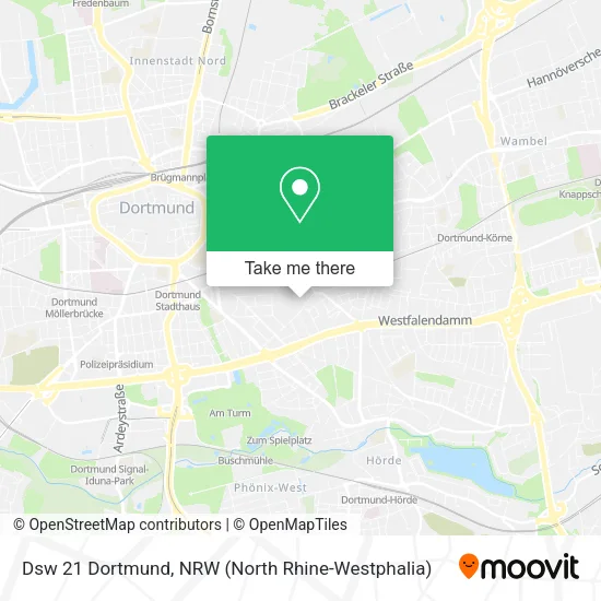 Карта Dsw 21 Dortmund