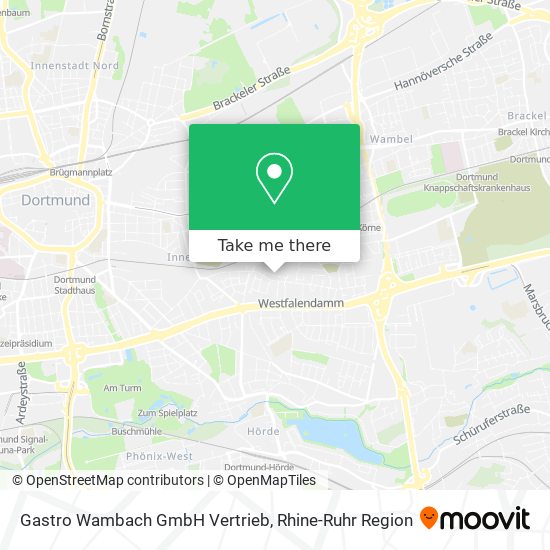 Gastro Wambach GmbH Vertrieb map