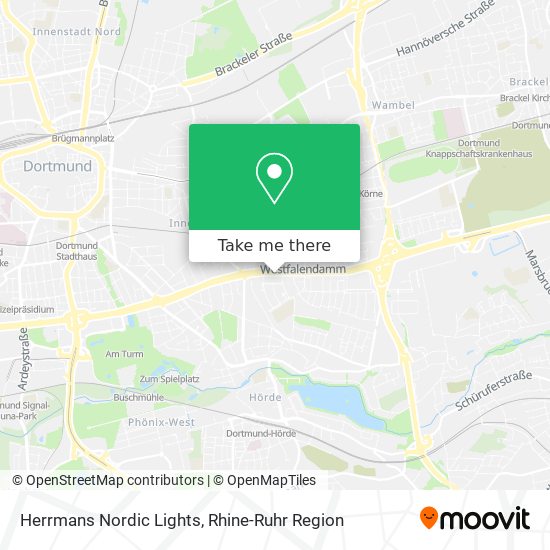 Herrmans Nordic Lights map