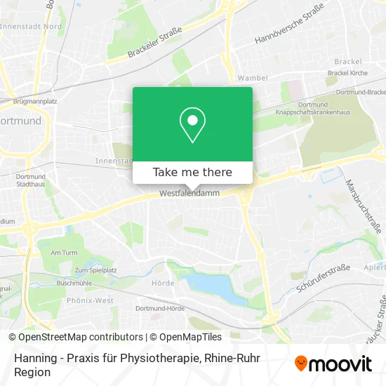 Карта Hanning - Praxis für Physiotherapie