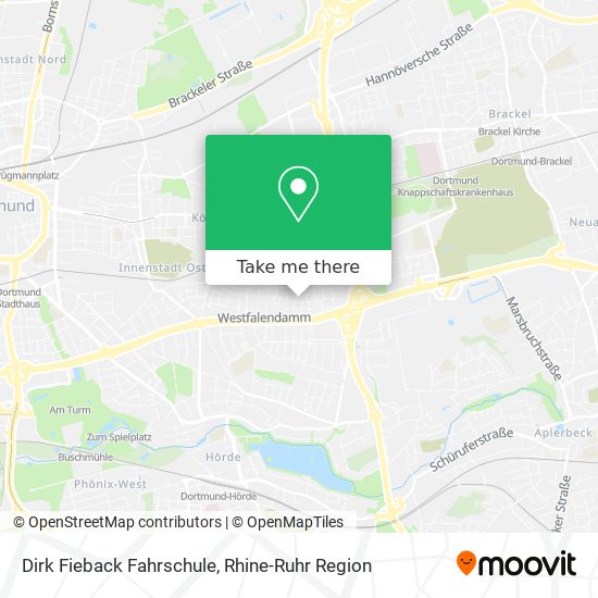 Dirk Fieback Fahrschule map