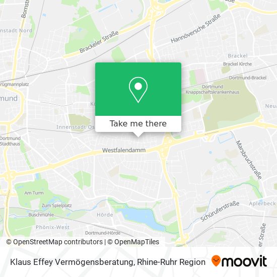 Klaus Effey Vermögensberatung map