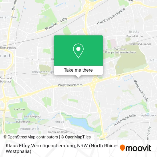 Карта Klaus Effey Vermögensberatung