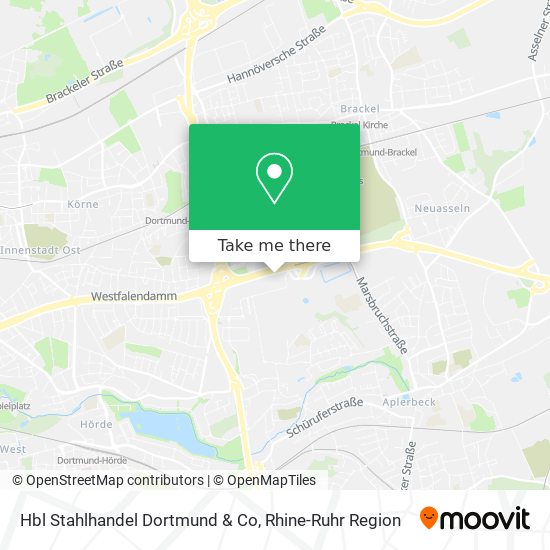 Hbl Stahlhandel Dortmund & Co map