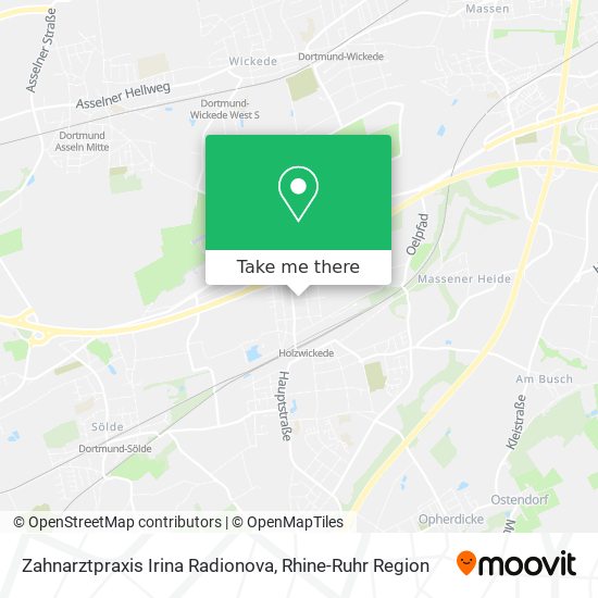 Zahnarztpraxis Irina Radionova map
