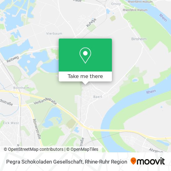 Pegra Schokoladen Gesellschaft map