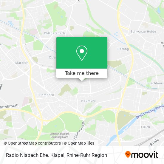 Radio Nisbach Ehe. Klapal map