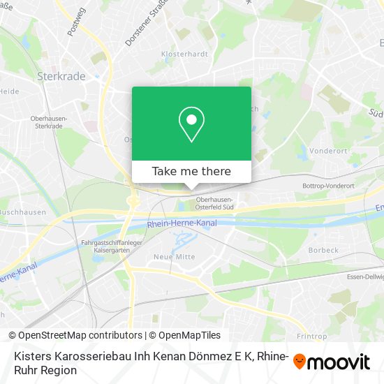 Kisters Karosseriebau Inh Kenan Dönmez E K map