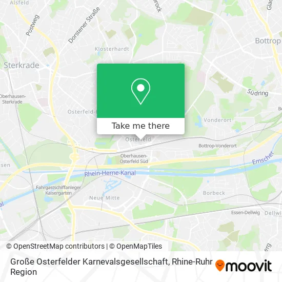 Карта Große Osterfelder Karnevalsgesellschaft
