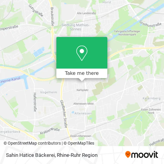 Карта Sahin Hatice Bäckerei