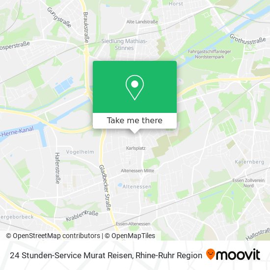 24 Stunden-Service Murat Reisen map