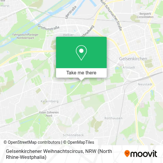 Gelsenkirchener Weihnachtscircus map