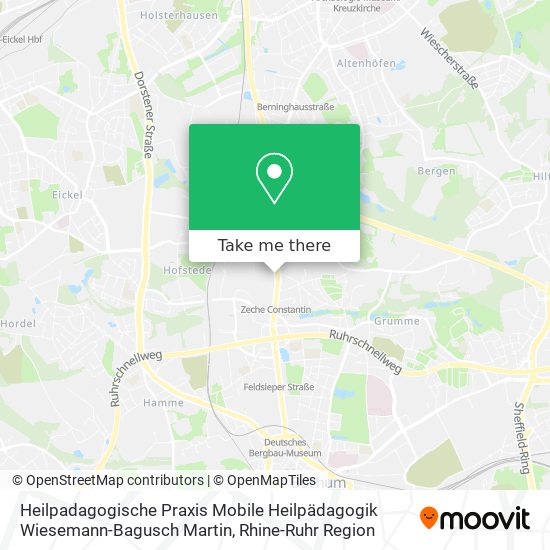 Карта Heilpadagogische Praxis Mobile Heilpädagogik Wiesemann-Bagusch Martin