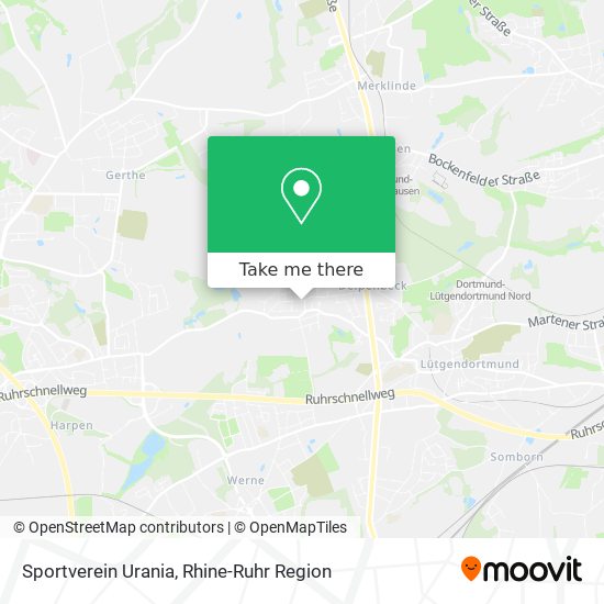 Sportverein Urania map