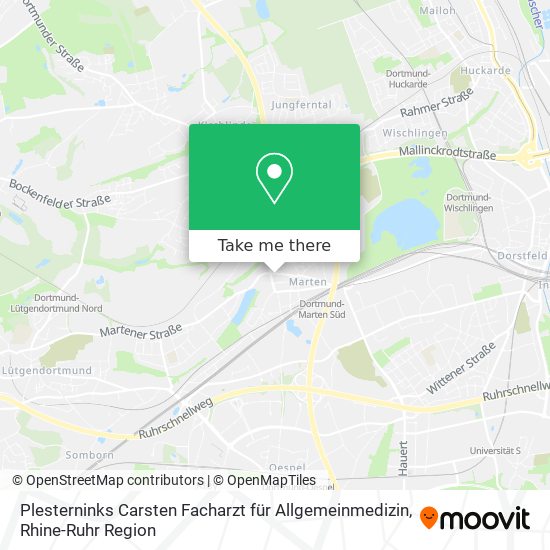 Plesterninks Carsten Facharzt für Allgemeinmedizin map