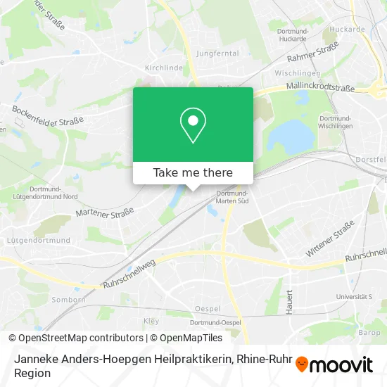 Карта Janneke Anders-Hoepgen Heilpraktikerin