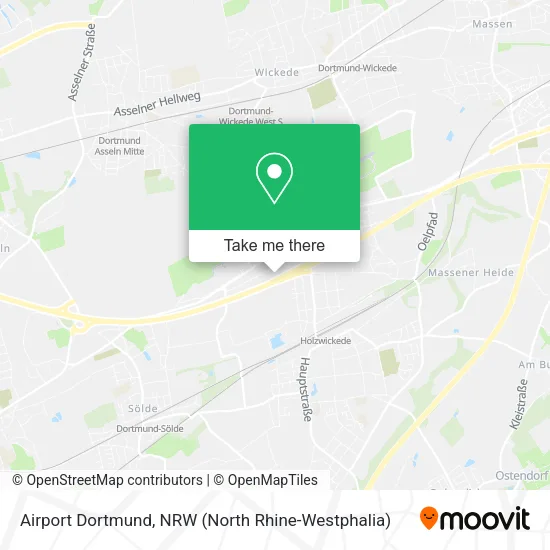 Карта Airport Dortmund