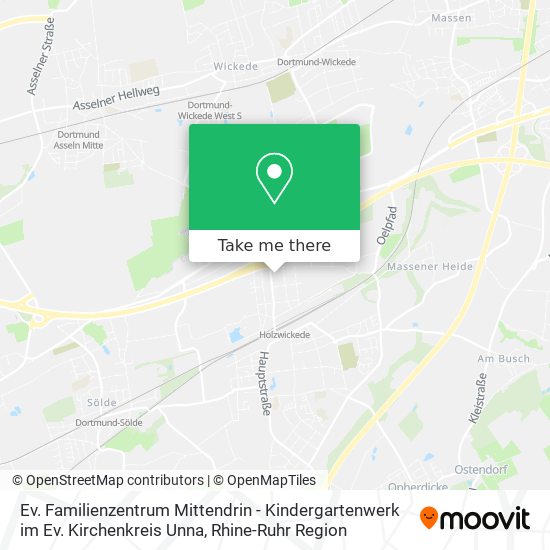 Ev. Familienzentrum Mittendrin - Kindergartenwerk im Ev. Kirchenkreis Unna map