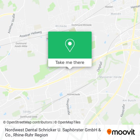 Nordwest Dental Schricker U. Saphörster GmbH & Co. map