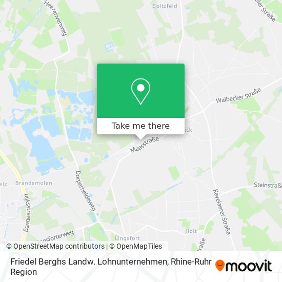 Friedel Berghs Landw. Lohnunternehmen map