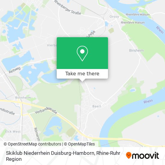 Skiklub Niederrhein Duisburg-Hamborn map