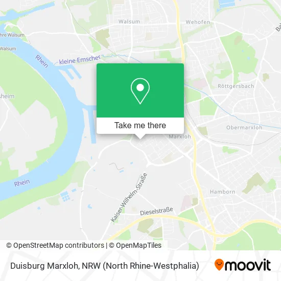 Duisburg Marxloh map