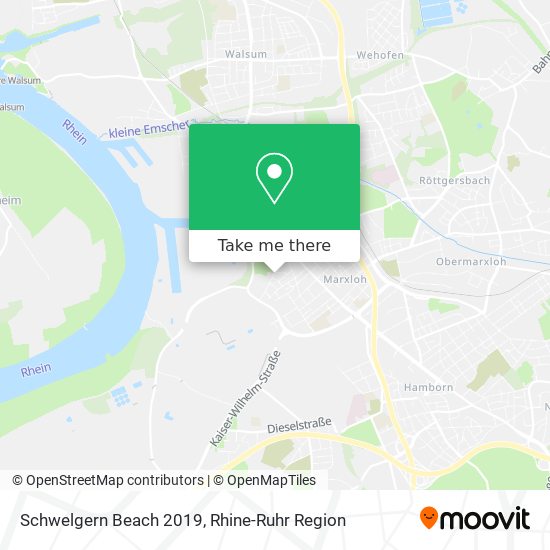 Schwelgern Beach 2019 map