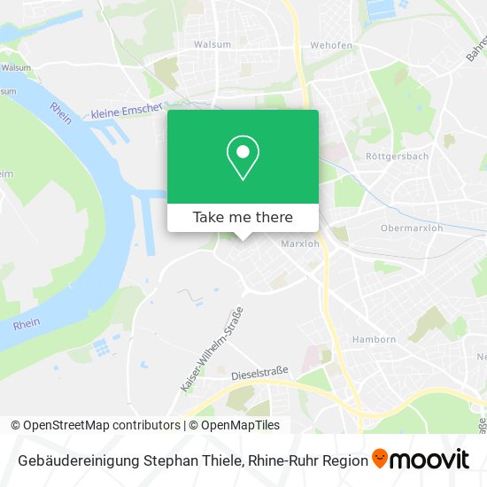 Gebäudereinigung Stephan Thiele map