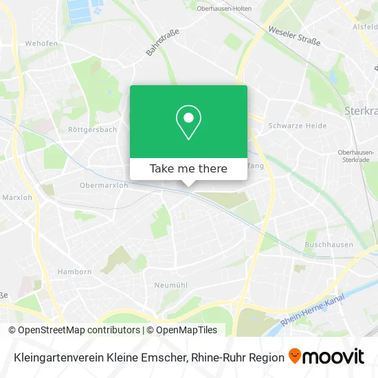 Карта Kleingartenverein Kleine Emscher