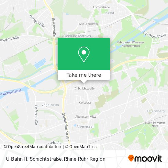 U-Bahn-II. Schichtstraße map