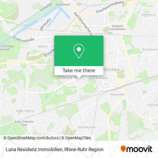 Luna Residenz Immobilien map