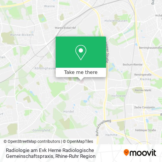 Radiologie am Evk Herne Radiologische Gemeinschaftspraxis map