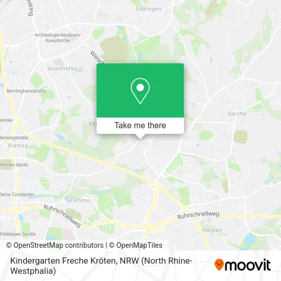 Карта Kindergarten Freche Kröten