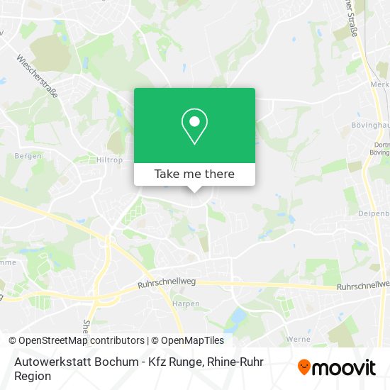 Autowerkstatt Bochum - Kfz Runge map