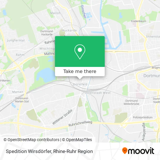 Карта Spedition Wirsdörfer