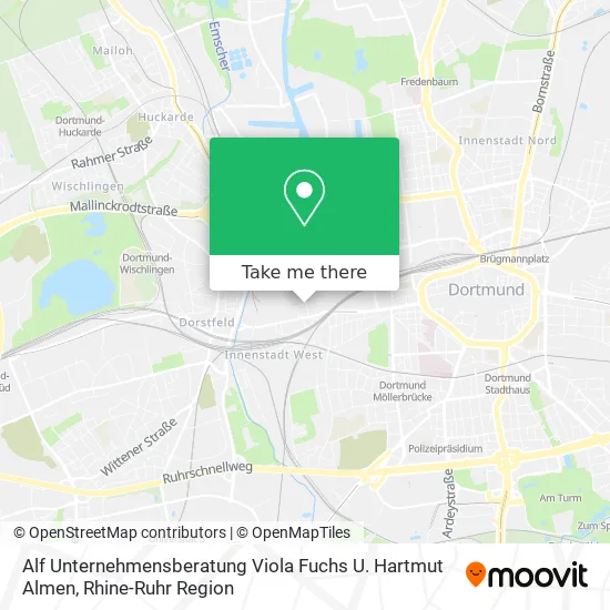 Карта Alf Unternehmensberatung Viola Fuchs U. Hartmut Almen