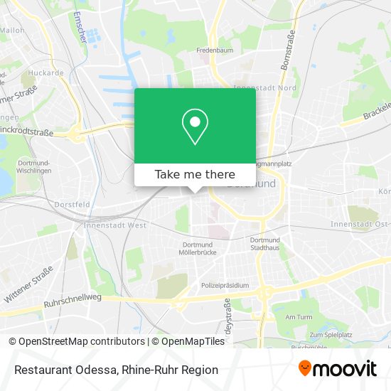 Restaurant Odessa map