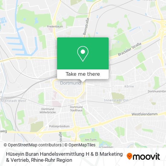 Hüseyin Buran Handelsvermittlung H & B Marketing & Vertrieb map