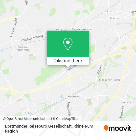 Карта Dortmunder Reisebüro Gesellschaft