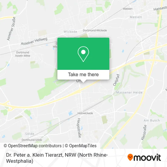 Карта Dr. Peter a. Klein Tierarzt