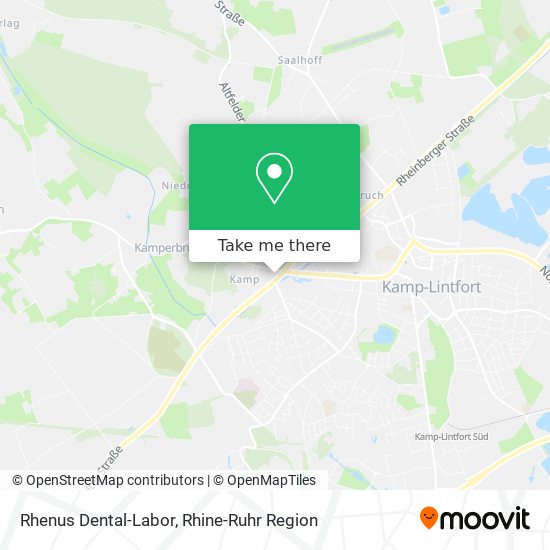 Rhenus Dental-Labor map